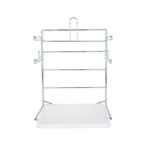 Plastic Grocery Bag Holder - Durable Chrome Stand... (Metal, Plastic)