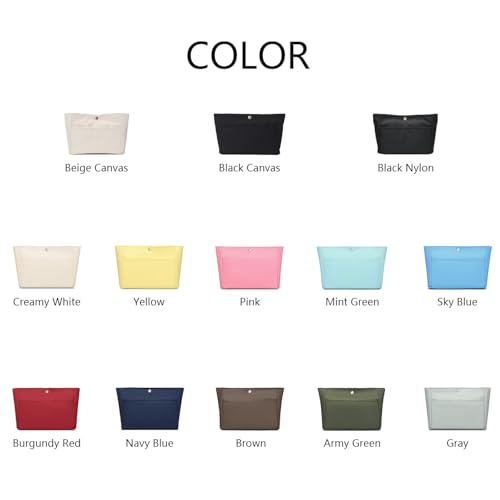 YONEBN waterproof Storage Bag Lightweight Large Capacity nylon Bag Inner Bag Handbag Organizer