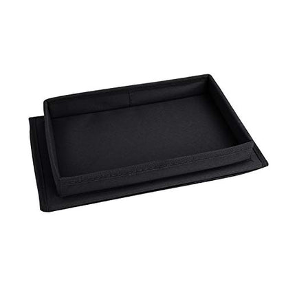 Sofa Armrest Organizer with Cup Holder Tray Chair Arm TV Remote Holder for Recliner Couch Armchair Caddy Bedside Storage Pockets Bag for Cellphone Tablet Book Magazines Drinks Pouch