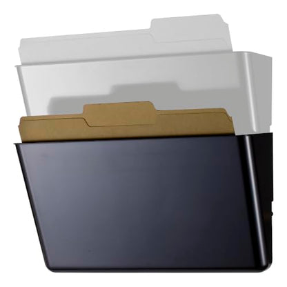 Officemate Wall File Letter Size, Black (21432)