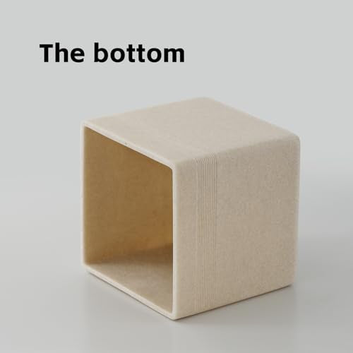 Tissue Box Cover Square, Sandstone Look Facial Tissue Holder,Beige | Simple Modern Cube Toilet Paper Holder Case Dispenser,Home Decorative,for Bathroom Bedroom Living Room Office Hotel Cafe Bar