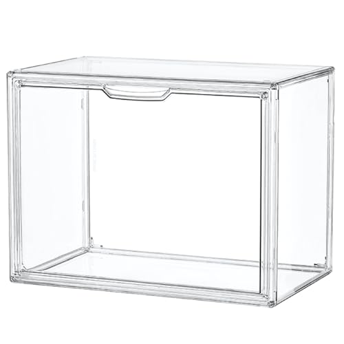 Clear Acrylic Display Case, Stackable Plastic Stor... (Clear)