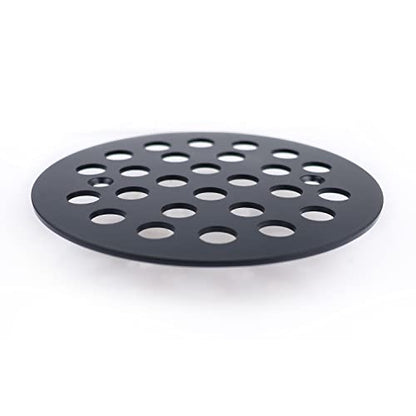 4-1/4 Inch Screw-in Round Floor Drain Cover Black | Replacement Shower Drainer Grates, 304 stainless steel drain grill filters debris, fits most household Shower Drain Cover