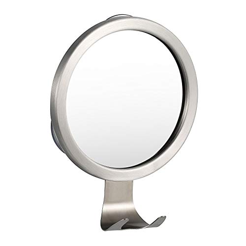 Shower Mirror Fogless for Shaving with Razor Holder, Powerful Lock Suction Fogless Mirror for Shower