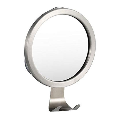 Shower Mirror Fogless for Shaving with Razor Holder, Powerful Lock Suction Fogless Mirror for Shower