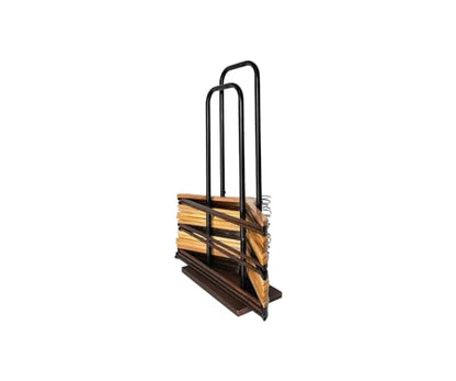 Hanger Stacker & Holder, Hanger Storage & Organizer Stand - 25.6" H | Portable Rack for Large Wire and Velvet Hanger Holder for Laundry Room, Commercial Hanger Storage (Black Small)