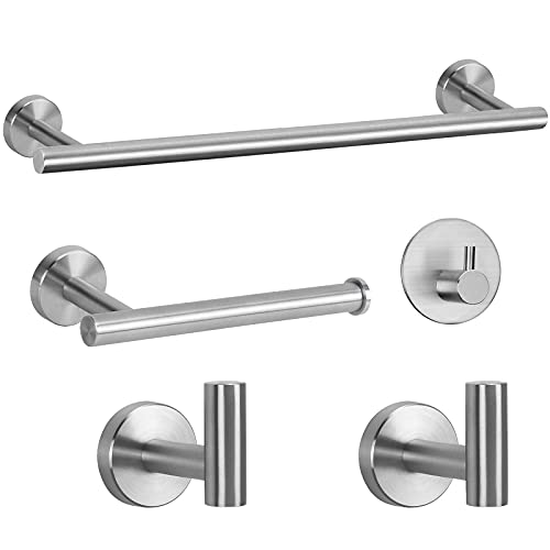 Bathroom Hardware Set SUS 304 Thicken Stainless St... (Brushed Nickel | Stainless Steel)