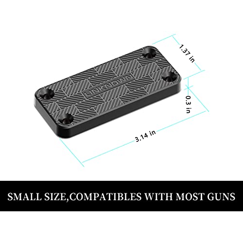 Gun Magnet Mount 55 Lbs Rating Magnetic Gun Mount for Car, Rubber Coated Firearm Holder for Rifle Pistol Magazines, Gun Magnet for Vehicle, Desks, Safes, and Walls, Indoor Gun Racks