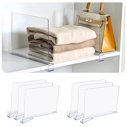 Shelf Dividers，Vertical Purse Organizer for Closet...