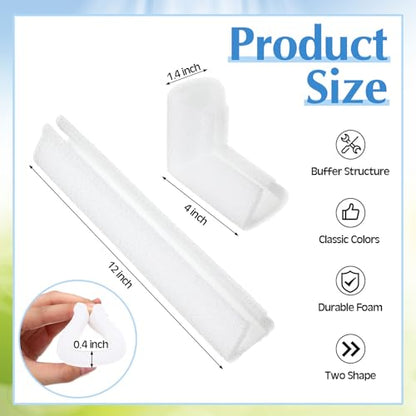 40 Pcs TV Moving Foam Corner Protectors Mirror Picture Frame Shipping Moving Packaging Protection Cushioning Foam Sets Corner Furniture Edge Protectors Shipping for Photo Artwork