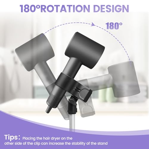 Adjustable Hair Dryer Stand, 29-59 Inch Hair Dryer... (black | Metal)