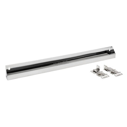 Rev-A-Shelf 31" Slim Tip-Out Sink Tray for Kitchen and Bathroom Base Cabinets, Stainless Steel Sponge Holder, Min Opening Width of 33.25", Silver, 6541-31-52