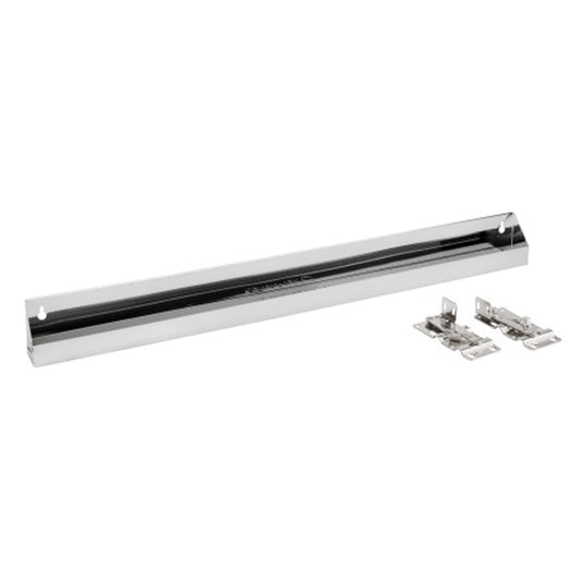 Rev-A-Shelf 31" Slim Tip-Out Sink Tray for Kitchen and Bathroom Base Cabinets, Stainless Steel Sponge Holder, Min Opening Width of 33.25", Silver, 6541-31-52