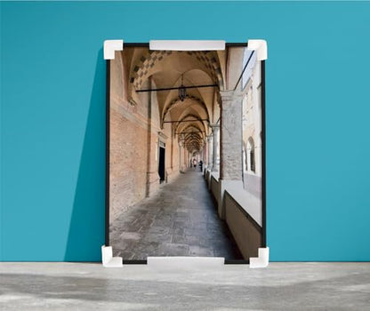32Pcs Picture Frame Foam Corner Protectors for Moving - U-Channel Foam Edge for Photo Mirror Art Furniture Packing, L-Shaped Cushioning for Artwork