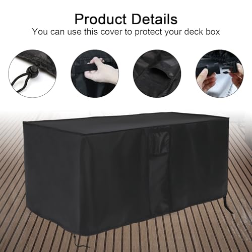Outdoor Storage Box Cover for Keter XXL 230 Gallon 58x33x34in