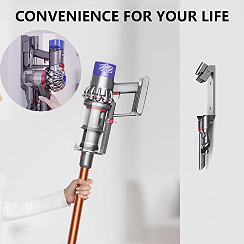 Docking Station Accessory Wall Mount for Dyson V7 V8 Cordless | Sturdy wall mount holds vac & tools, includes screws & anchors for quick install, replaces #967741-01，by Improvedhand