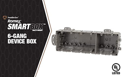 Southwire MSB1G One Gang Device Box with Depth Adjustable, Heavy Duty 42lb