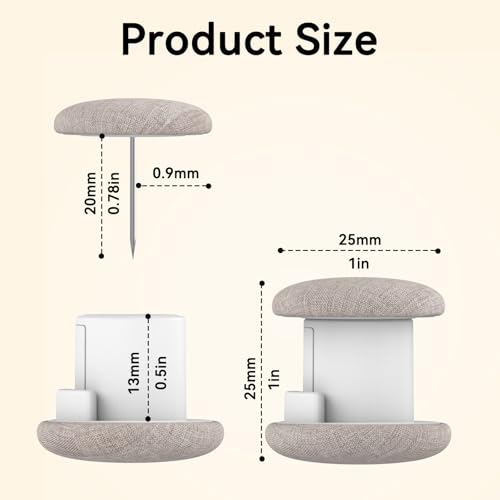 Duvet Clips to Hold Comforter Inside 6Pack, Non-Slip Fasteners to Hold Comforter in Place, Prevent Shifting for Bedding Sheets Quilts Blankets, Double-Sided Soft Fabric Pins (Natural)