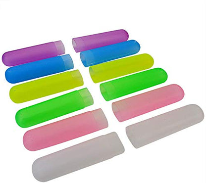 24PCS Toothbrush Holder Travel Case Clean Safe Storage For Travel Bathroom | Multipurpose bulk toothbrush storage, travel toothbrush covers, clean design for daily bathroom storage and outdoor travel
