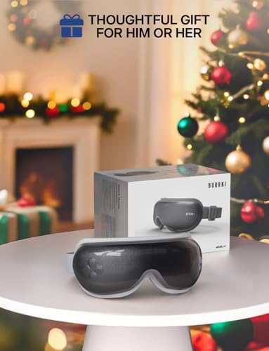 Eye Massager, Heated Massage Eye Mask | Compression Massage for Migraine Relief, Eye Strain, Dry Eyes and Improve Sleep, Gifts for Mom Dad Women Men, Wedding Gifts