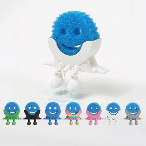 Creative Drainage Sponge Holder: Traceless Glue, 3... (White | PLA)