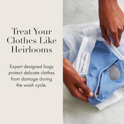 The Laundress Mesh Bag Bundle, Mesh Laundry Bags, One Large One Small