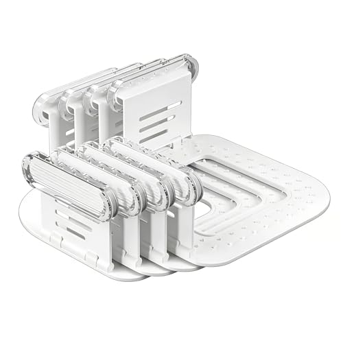Bed Sheet Holders for Corners, Fitted Sheet Holder... (4 Count | White)