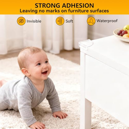 8pcs Corner Protectors, Corner Protector to Cover Sharp Furniture | Clear Furniture Corner Guards & Edge Safe Anti-Collision Bumpers, Suitable for Table Corner Cabinet Corner Window Corner