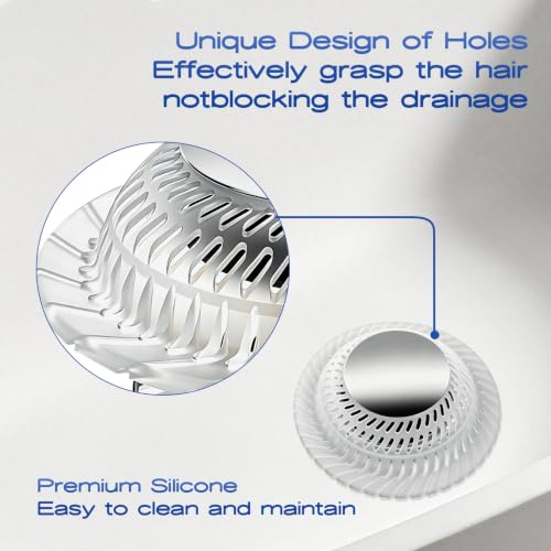 Bathtub Drain Stopper,Pop-up Tub Stopper & Strainer,Hair Catcher | Shower Drain Strainer,Tub Stopper for Bathtub Plug for Tip-Toe/Trip Lever/Lift & Turn Tub Drains