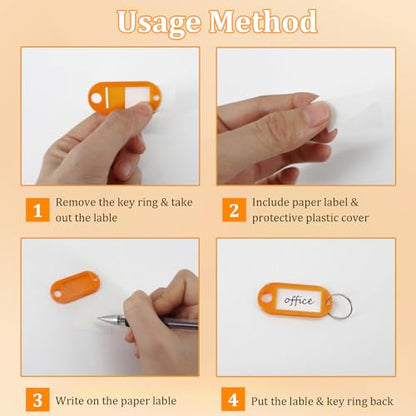 Portable Key Organizer with Handle, Fireproof and Waterproof Key Case, Key Holder with 54 Hooks and Tags Portable Key Storage Book for Offices Real Estate Agencies Hotels and Rental Management