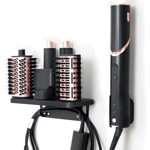 Hair Dryer Holder Compatible with Shark FlexStyle,... (black)