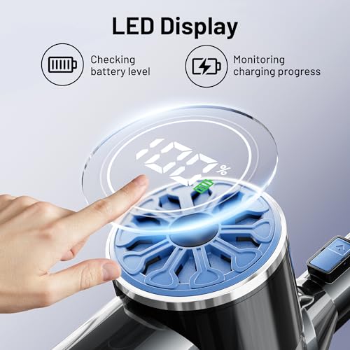 VIPSUN Cordless Vacuum Cleaners for Home, 40KPA, 50Mins, Self-Standing | Stick Vacuum Cordless Rechargeable with LED Screen for Pet Hair, Carpet, Hardwood Floor, Lightweight Vacuum suitable for dorm