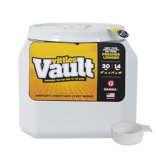 Vittles Vault Traditional Pet Food Storage Contain... (Gray)