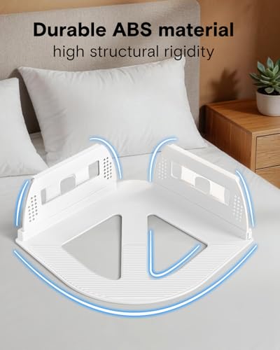 Luxclub Bed Sheet Holders for Corners, Strong Fitted Sheet Holder with Locks and Grippers Keep Sheets Firm & Tight, Easy Installation Mattress Clicks Straps Fasteners, No More Loose Bedding, Set of 4