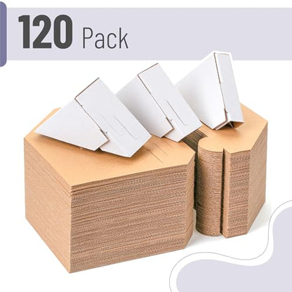 Mr. Pen- Adjustable Cardboard Corner Protectors, Fits 1", 1.5", 2.1" Frames | 120 Pack, Bulk Edge Protectors for Shipping, Paintings, Picture Frame, Packing Item Edge Protection