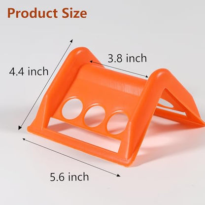 30 Pack Plastic Corner Protectors and Edge Protectors for Flatbed Trucks, Compatible with 4 Inch Ratchet Straps, Cargo Load Guard