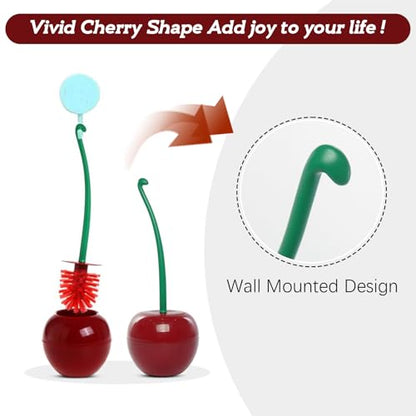 Creative Toilet Brush with Holder Bowl&Long Handle...