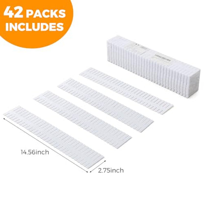 ALBAD Plastic Drawer Dividers Adjustable Drawer Organizer Dividers Separator for Tidying Clutter/Cutlery/Underwear/Socks/Clothes/Dresses/Boxes/Bins in Kitchen Bathroom Bedroom Office