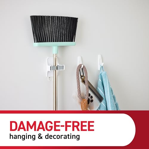 Command Medium White Hooks, 9 Hooks, 12 Strips | Damage-Free Hanging with Adhesive, Heavy Duty Hanging Great for Organization and Storage, Holds up to 3 lb