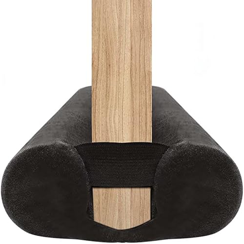 Door Draft Stopper for Doors 29-35" No Adhesive Dr... (Black | Flannel)