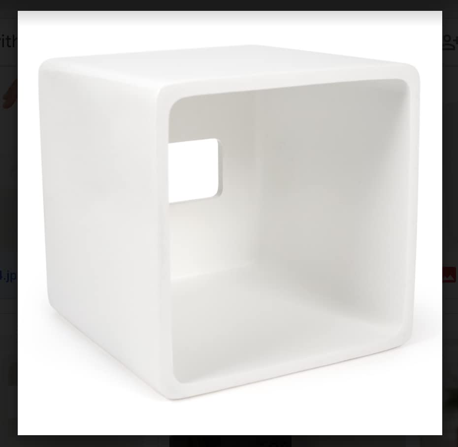 White Tissue Box Cover Square –Heavy Hand-Poured Resin Tissue Box Cover Holder –Home Decor Cube Square Tissue Box Holder with High Gloss Lacquer Finish – Stays Shiny & Won’t Move When Pulling Tissues