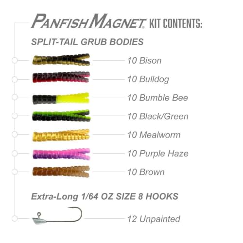Trout Magnet 82pc Panfish Magnet Kit