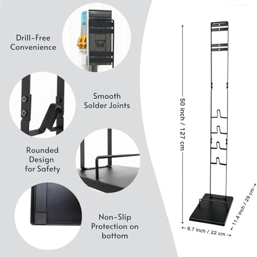 Vacuum Stand for Dys,Storage-Stand-Docking-Station-Holder Compatible with Dys,Stable Metal Storage Bracket Stand Holder,V6 V7 V8 V10 V11 V12 V15 DC30 DC31 DC34 DC35 DC58 DC59 Cordless