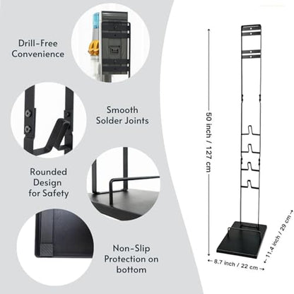 Vacuum Stand for Dys,Storage-Stand-Docking-Station-Holder Compatible with Dys,Stable Metal Storage Bracket Stand Holder,V6 V7 V8 V10 V11 V12 V15 DC30 DC31 DC34 DC35 DC58 DC59 Cordless