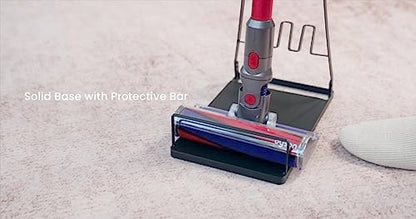 Mount Plus HAB-505 Universal Stick Vacuum Cleaner Stand Made for Dyson V15 V11 V10 V8 V7 V6 | Stand Made For Shark, LG, Samsung, Hoover, Eureka, Rainbow Stick Vacuums | 6 Hooks With Stable Metal