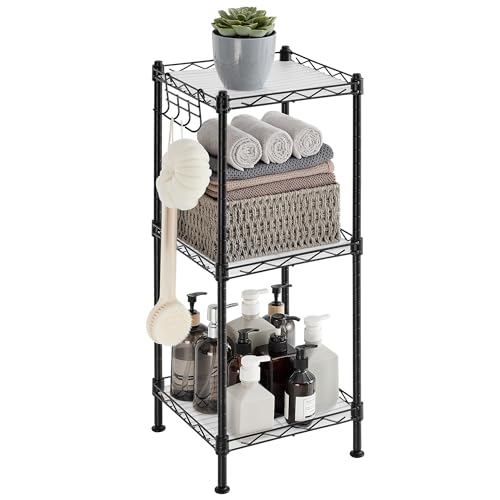 Storage Shelf, Bathroom Shelf for Small Space, 3 T...