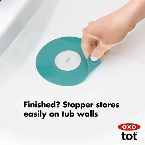 OXO Tot Tub Stopper Teal, 0.3x5.1x9 Inch (Pack of 1)