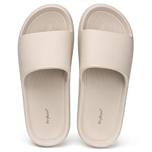 Shower Slides for Men and Women,Non-slip Sandals with Arch Support | Comfort Slippers with Arch Support,Flip-flops for College Dorm Pool Beach Camping Gym Bedroom Travel,Indoor&Outdoor,Casual