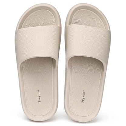 Shower Slides for Men and Women,Non-slip Sandals with Arch Support | Comfort Slippers with Arch Support,Flip-flops for College Dorm Pool Beach Camping Gym Bedroom Travel,Indoor&Outdoor,Casual