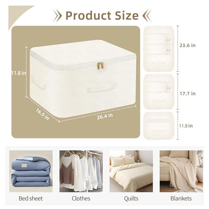 Ultra Space Saving Self Compression Organizer, Comforter Storage Bag for Clothes, Blankets, Pillows, Duvet, Comforters, Bedding Sets and Much More (Gray,X-L - 54 * 42 * 60cm)